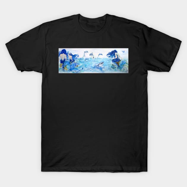 Dolphins T-Shirt by saraperry